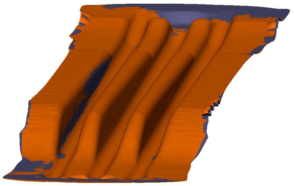 The development costs and lead times faced by car manufacturers can be reduced by utilizing AP&T’s and ESI’s process simulation for high-strength hot-formed aluminum. (Courtesy ESI)